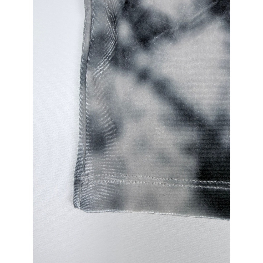 Nike Crop Top Girls 6x Grey Tie Dye Excellent Velour Short Sleeve Shirt - Picture 6 of 12